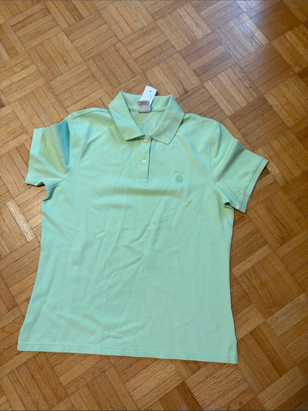 Brooks Brothers ' Mint Green Polo Short Sleeve Top